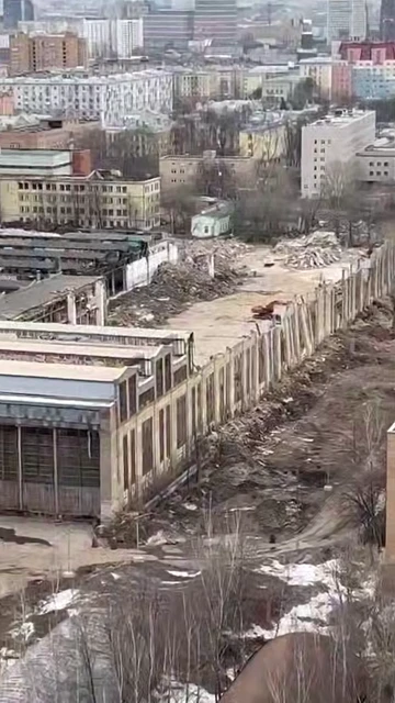 🤓Например, снос цехов МИГа. Невероятная площадка