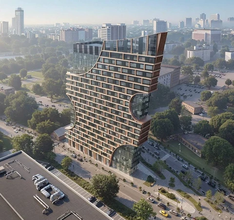 😲Новый офисный объект от ЛСР  на Нагорной