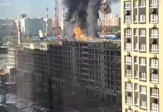 🔥Досужему наблюдателю могло бы показаться, что в Балашихе горит строящийся ЖК. Но это — всего лишь автосервис