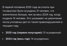 😂Вероятность попасться на откатах, при госзакупках — ниже, чем быть убитым метеоритом и одновременно съеденным  акулами… 