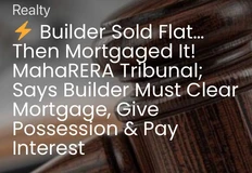 🤓В Индии разгорается своя местная «Долина». Строительная компания Lokhandwala Kataria Construction продала квартиру покупателю, а спустя месяц незаконно заложила её банку, что прямо нарушает закон RERA