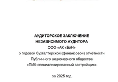 🤓Аудит ПИКа за 2025 год. Отдельных строк по затратам «реклама и маркетинг» в отчете нет