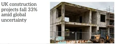 🤔В Великобритании объём новых строительных проектов упал на 33% за три месяца к февралю 2026 года из-за глобальной экономической нестабильности и роста цен на материалы