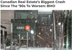🤔В Канаде рынок недвижимости переживает крупнейшее падение с 1990-х, и, по прогнозу банка BMO, ситуация может ухудшиться из-за слабого спроса, высоких ставок и инфляции