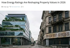 🤓В 2026 году энергетические рейтинги существенно влияют на стоимость недвижимости в Европе