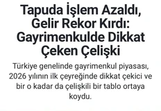 🤓В Турции зафиксирован парадокс на рынке недвижимости: число сделок через кадастр (tapu) снизилось примерно на 10%, но доходы от госпошлин достигли рекордного уровня