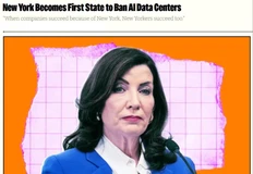 🤓Нью-Йорк первым в США временно запретил строительство крупных дата-центров для ИИ